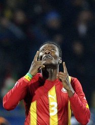 Ghana striker Asamoah Gyan missed the penalty that would have beaten Uruguay